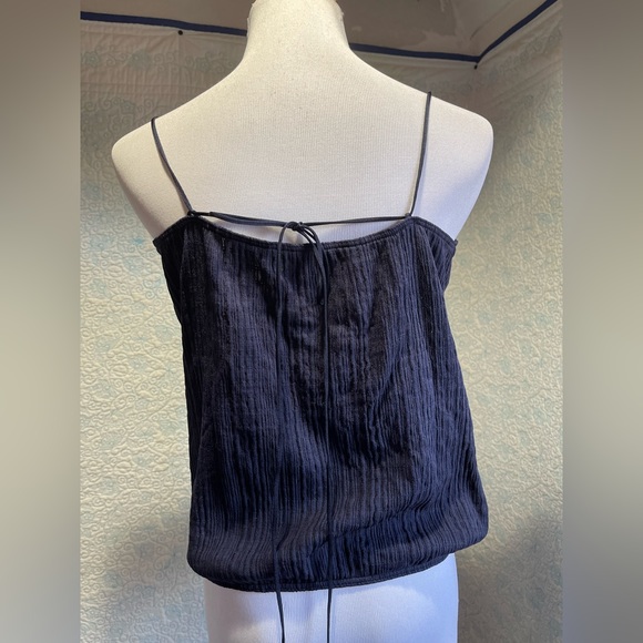 WOLFORD Women’s Deep Blue Bondi Beach Top Size Small - Picture 4 of 9